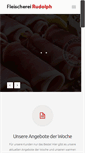 Mobile Screenshot of fleischerei-rudolph.de